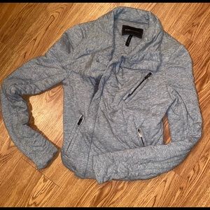 BCBG Maxazria Grey Side Zip Jacket sz Small